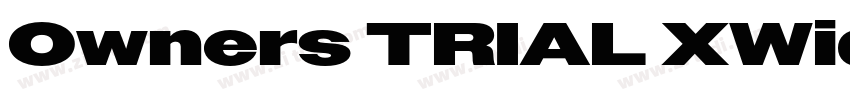 Owners TRIAL XWide字体转换